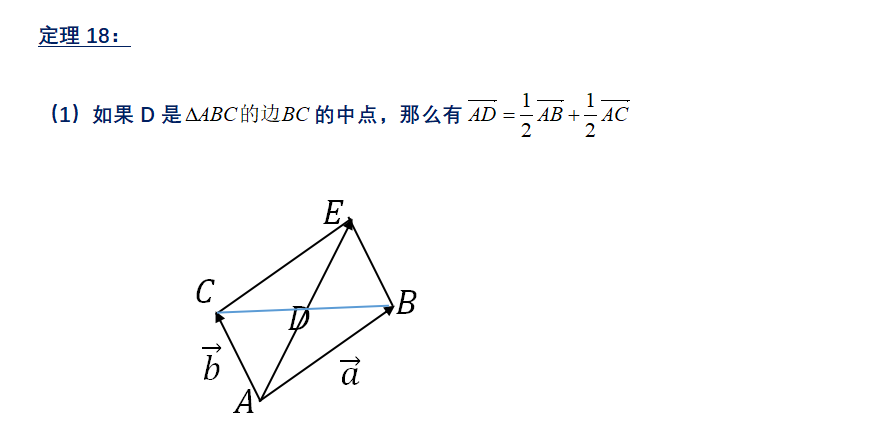 如何学好高中数学-平面向量中的一些重要定理